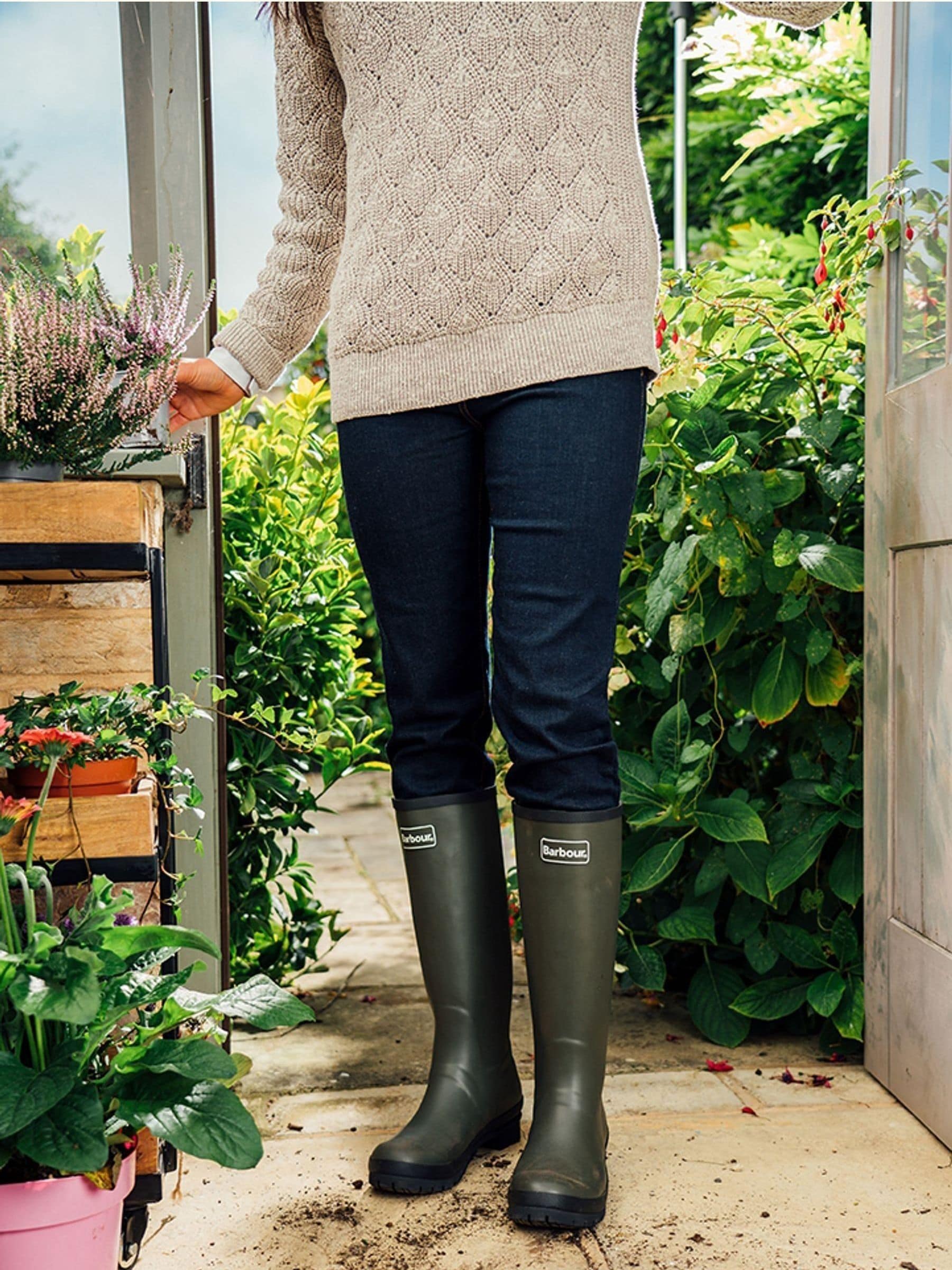 Barbour gumboots shop