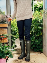 Barbour® Green Abbey Wellington Boots - Image 3 of 16