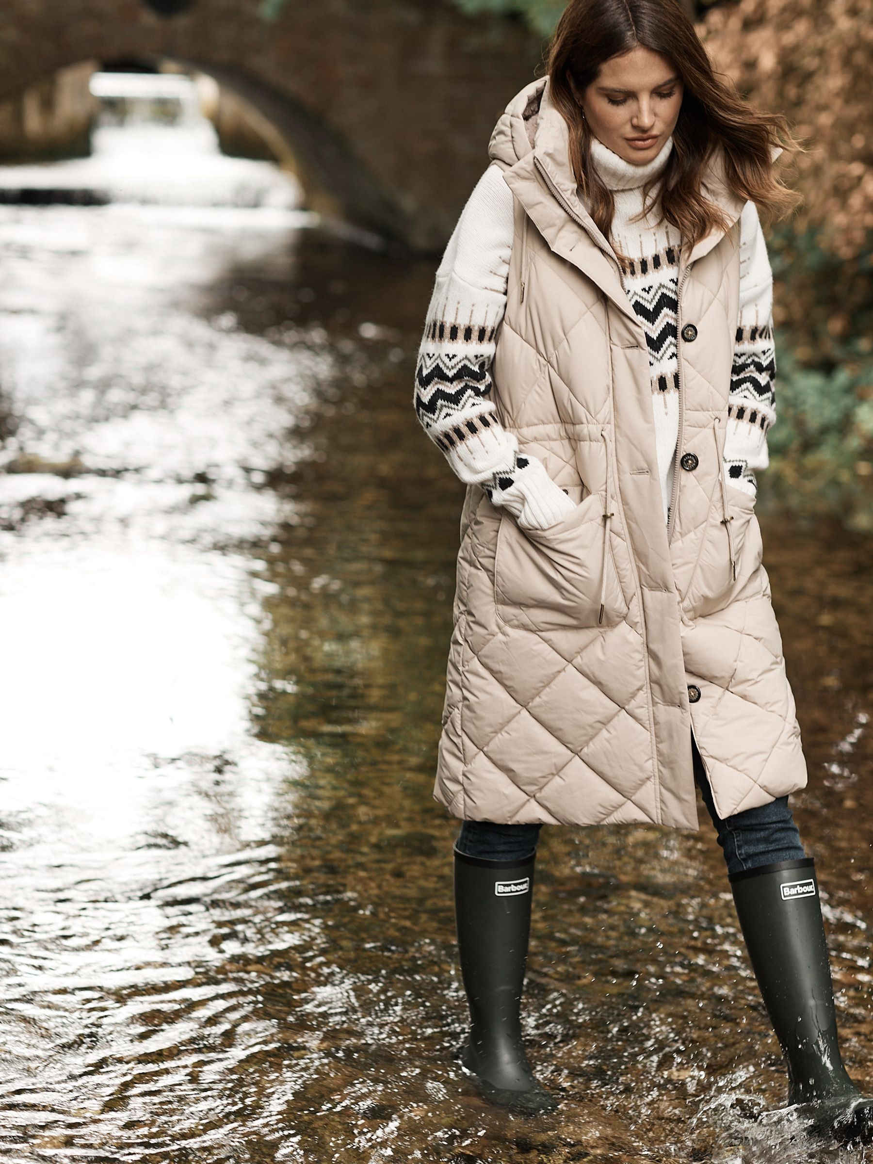 Buy Barbour Green Abbey Wellington Boots from Next Netherlands