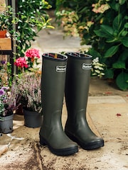 Barbour® Green Abbey Wellington Boots - Image 7 of 16