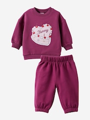 אדום - Cotton On סט סווטשירט ומכנסי אימון, דגם Bundle Riley - תמונה 1 מתוך 6