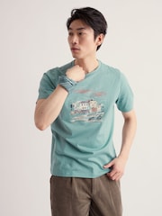 Seasalt Cornwall Green Midwatch T-Shirt - Image 1 of 5