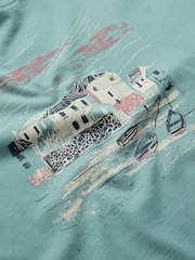 Seasalt Cornwall Green Midwatch T-Shirt - Image 5 of 5