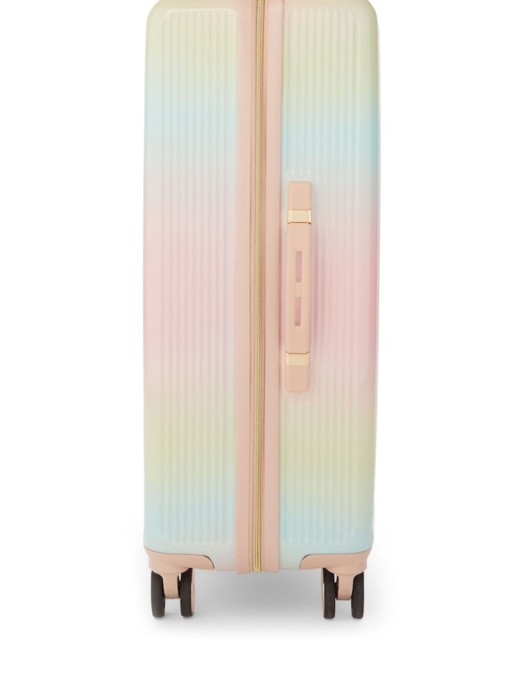 Dune London Pink Ombre Olive Medium Suitcase - Image 4 of 6