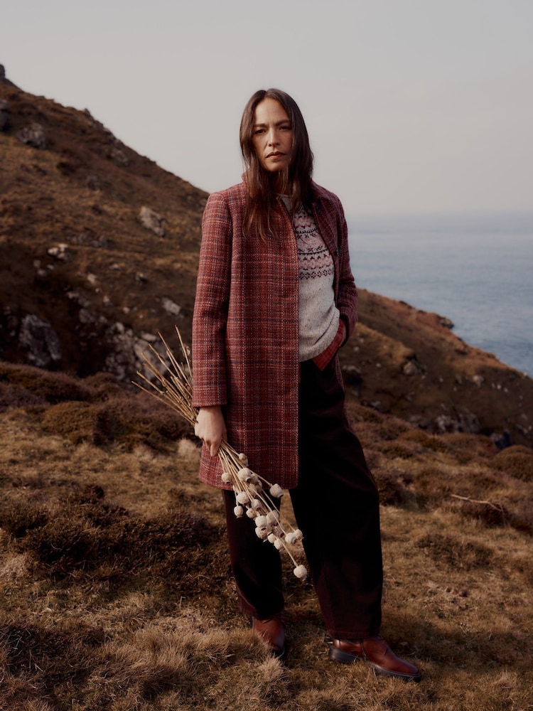 Seasalt Cornwall Pink Wood Cabin Coat - Image 1 of 4 Seasalt Cornwall Pink Wood Cabin Coat - Image 1 of 4