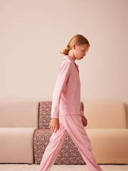 Pink Faux Fur Mule Slippers - Image 2 of 7