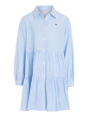 Tommy Hilfiger Blue Kids Stripe Shirt Dress - Image 4 of 6