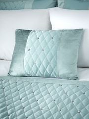 Catherine Lansfield Blue Sequin Cluster Cushion - Image 1 of 3