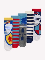 Boden Grey Socks 5 Pack - Image 1 of 2