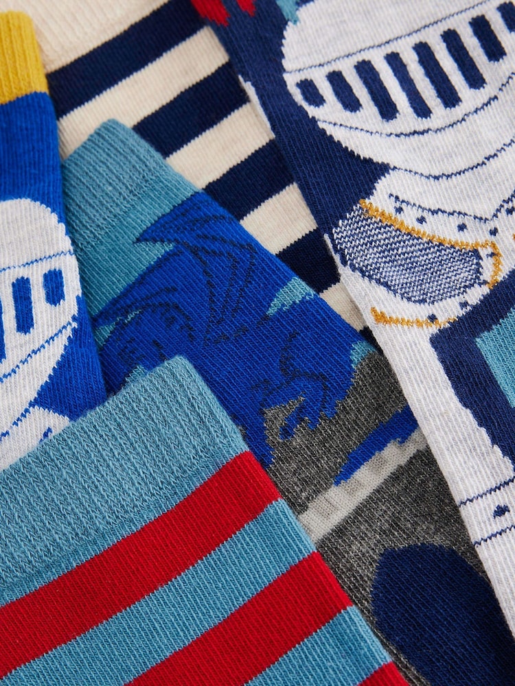 Boden Grey Socks 5 Pack - Image 2 of 2 Boden Grey Socks 5 Pack - Image 2 of 2