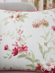 Fusion Red 100% Cotton Jeannie Cushion - Image 1 of 2