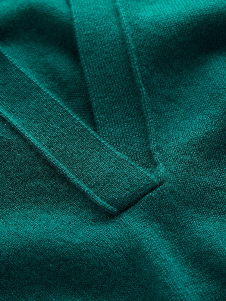Boden Blue Elsie Cashmere Henley Jumper - Image 7 of 7 Boden Blue Elsie Cashmere Henley Jumper - Image 7 of 7