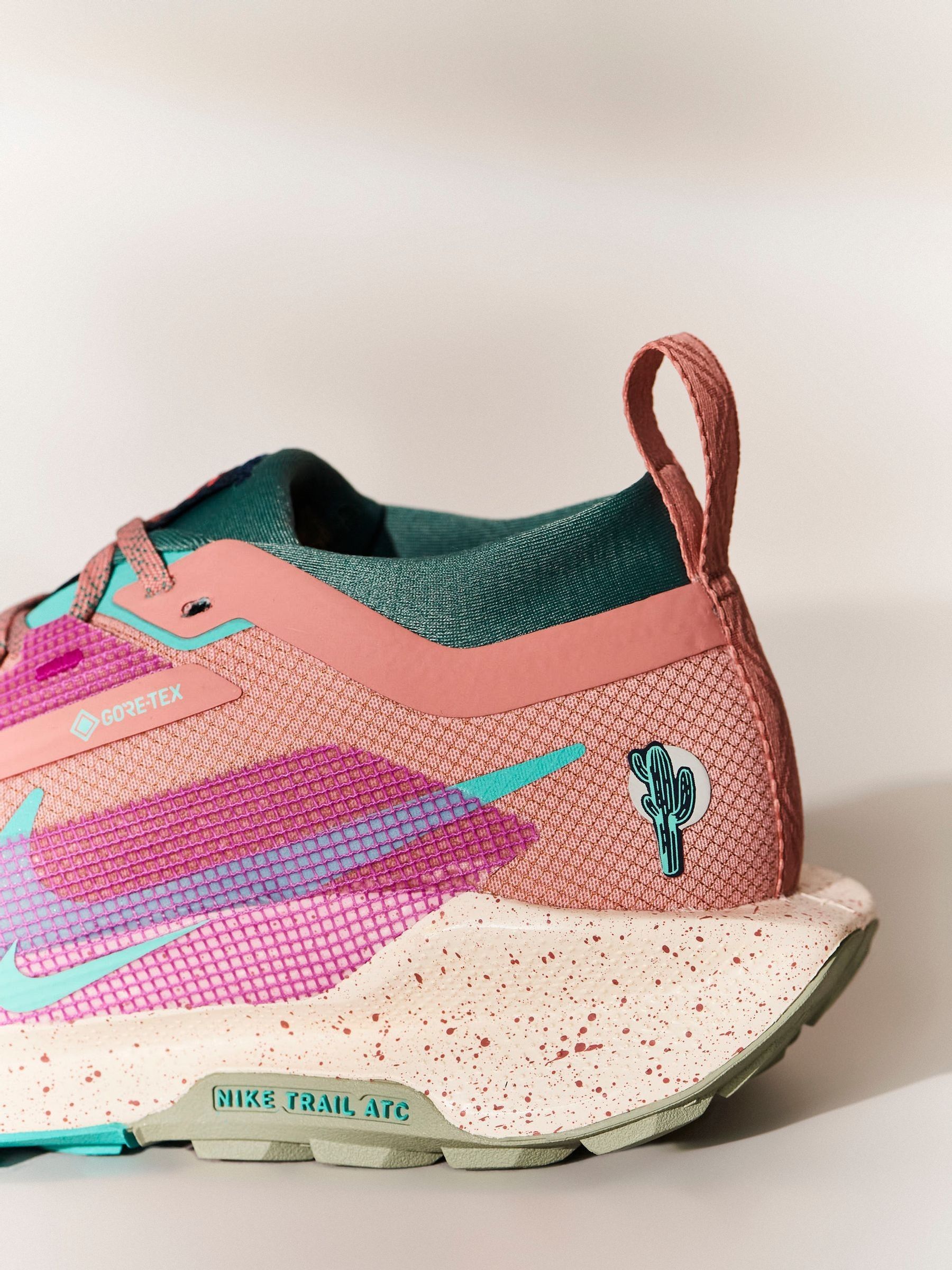 Buy Nike Pink Blue Pegasus Trail 5 GORETEX Waterproof Trail Running Trainers from Next Luxembourg