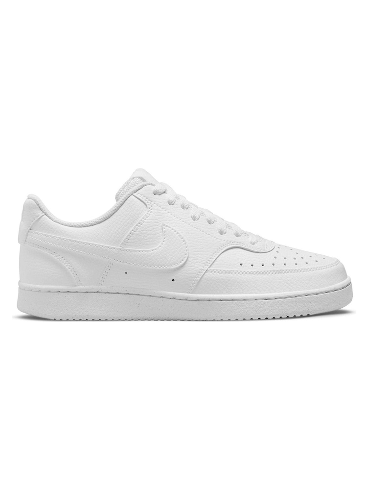 Nike White Court Vision Low Trainers - Image 3 of 10