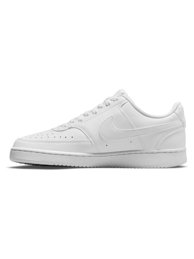 Nike White Court Vision Low Trainers - Image 4 of 10