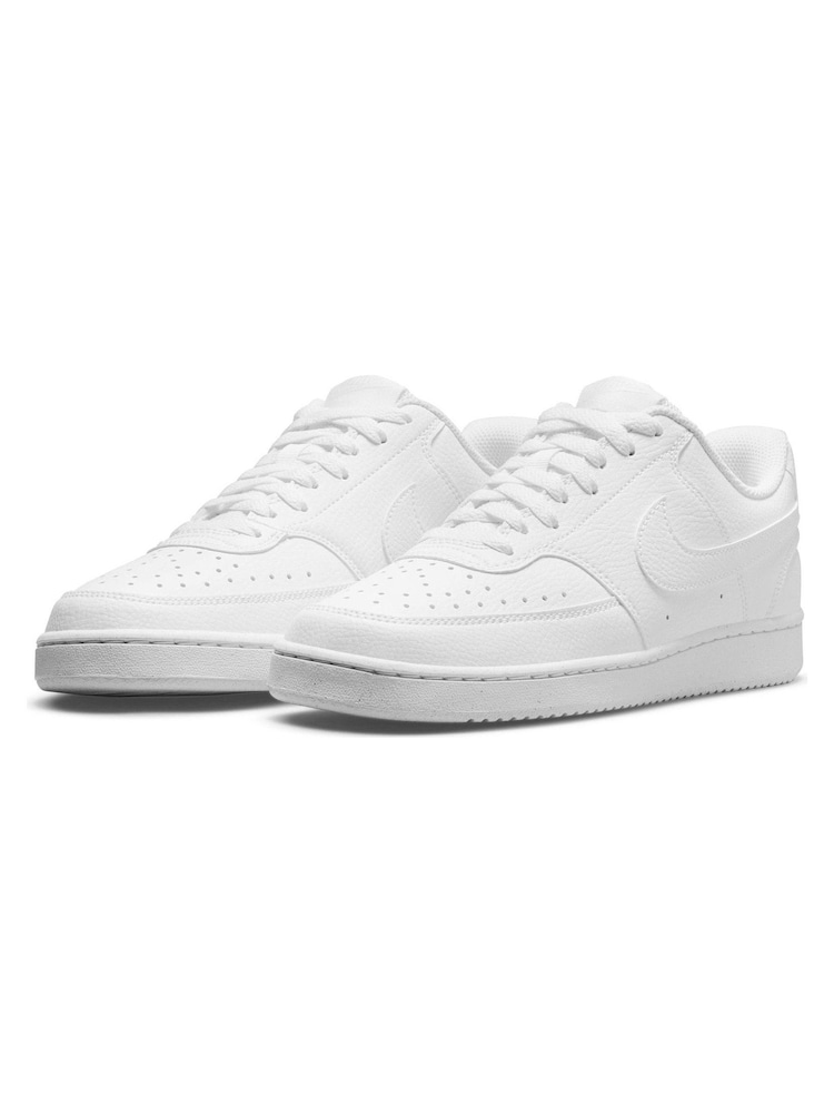 Nike White Court Vision Low Trainers - Image 5 of 10