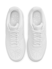 Nike White Court Vision Low Trainers - Image 6 of 10