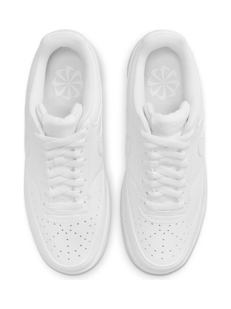 Nike White Court Vision Low Trainers - Image 6 of 10