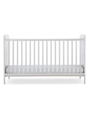 CuddleCo Grey Juliet Cot Bed With Lullaby Foam Mattress - Image 3 of 6