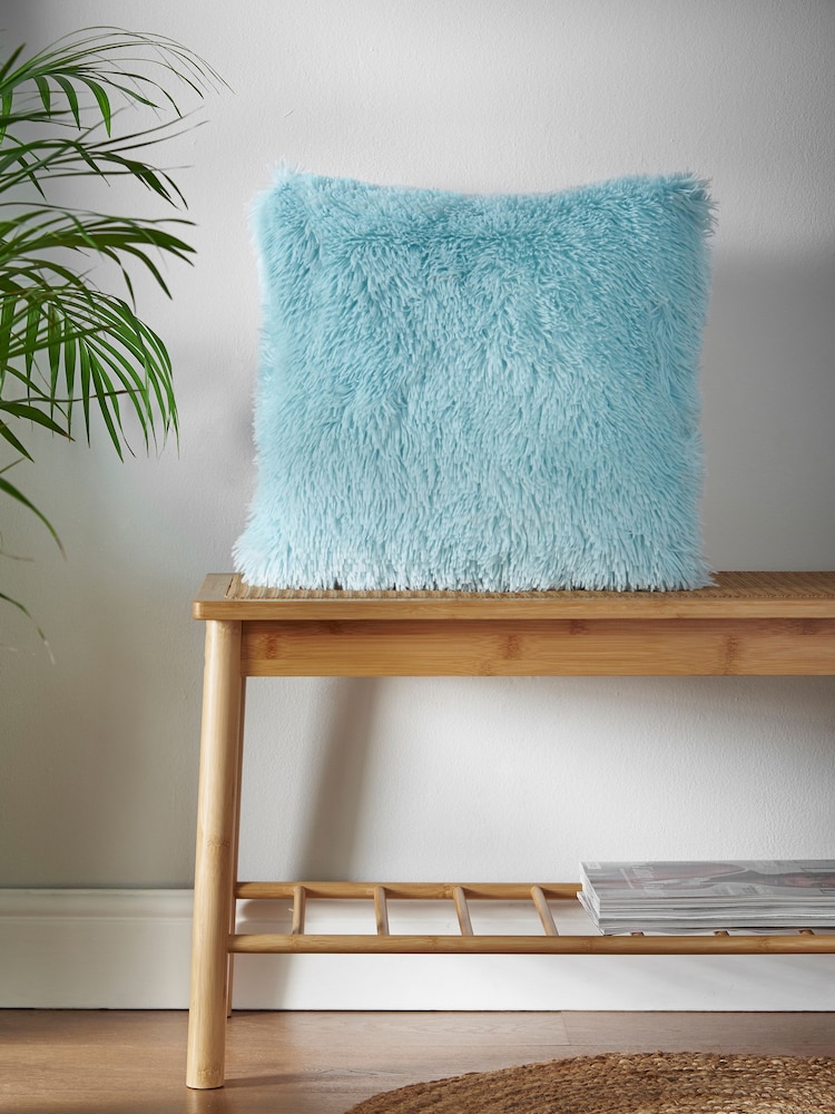 Catherine Lansfield Blue So Soft Cuddly Cushion - Image 1 of 6