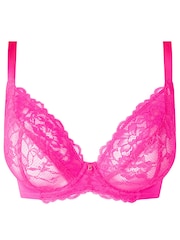 Parlaq Çəhrayı - Ann Summers Seksi Krujevalı Büstqalter - 5şəkildən 5 şəkil