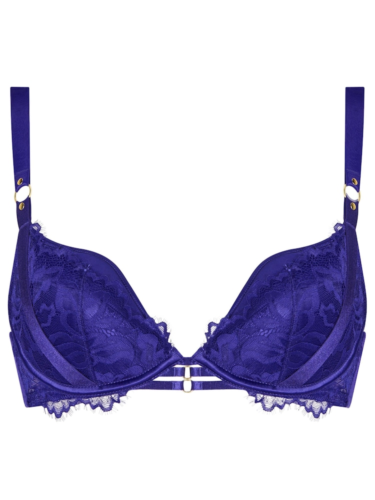 Ann Summers Dark Romance Satin & Lace Padded Plunge Bra - Bilde 5 av 5