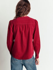 Boden Red Thea Cord Shirt - Image 2 of 5