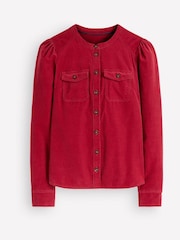 Boden Red Thea Cord Shirt - Image 5 of 5