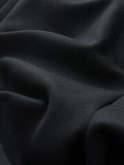 Black Tailored Ponte Metal Detail Wide Leg Trousers - Image 8 of 8
