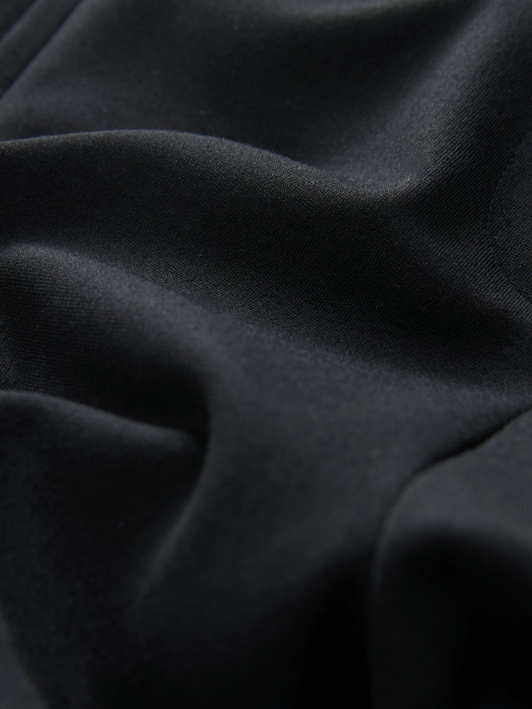 Black Tailored Ponte Metal Detail Wide Leg Trousers - Image 8 of 8