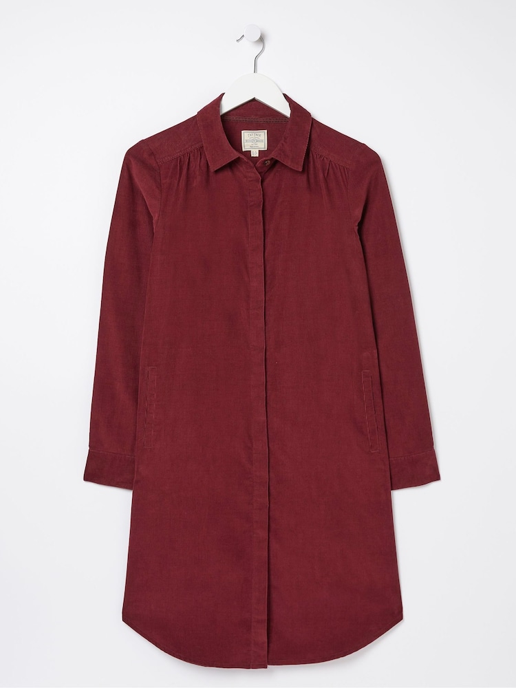 Rot - FatFace Chester Cordkleid - Bild 5 von 5 Rot - FatFace Chester Cordkleid - Bild 5 von 5