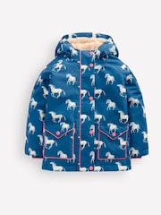 Boden Blue Sherpa Lined Anorak - Image 1 of 5