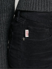 Superdry Black Mid Rise Bootcut Corduroys - Image 1 of 1