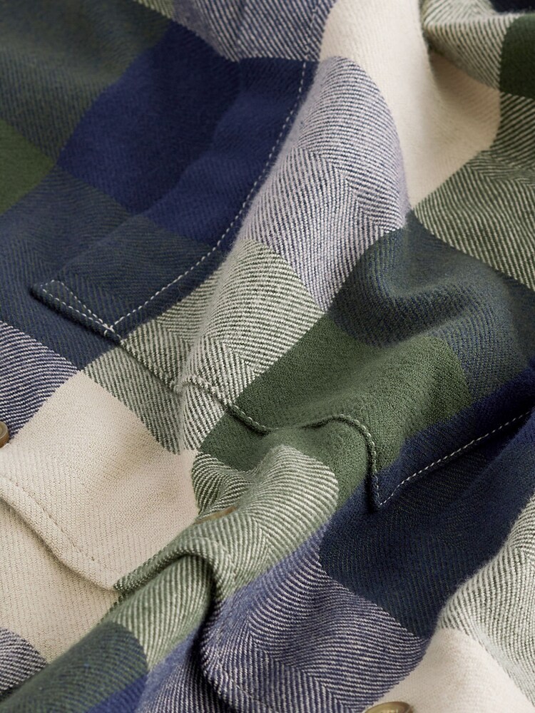 Green Check Long Sleeve Shirt - Image 7 of 7 Green Check Long Sleeve Shirt - Image 7 of 7