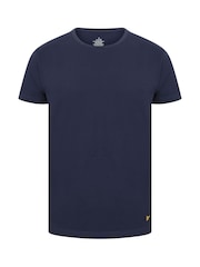Lyle & Scott Grey/White/Navy Blue Lounge T-Shirts 3 Pack - Image 2 of 5