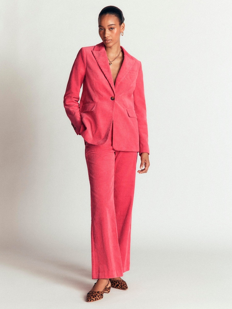 Boden Pink Fitzrovia Cord Column Trousers - Image 1 of 6 Boden Pink Fitzrovia Cord Column Trousers - Image 1 of 6