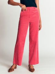 Boden Pink Fitzrovia Cord Column Trousers - Image 4 of 6