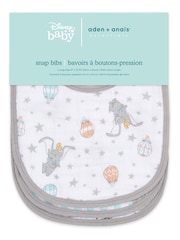 aden + anais Essentials Disney Dumbo New Heights Snap Bib 3 Pack - Image 2 of 4