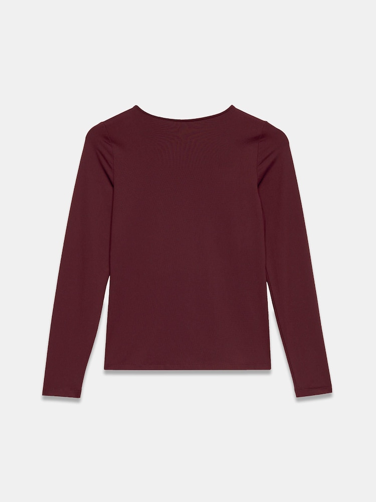 buy-mint-velvet-red-crew-neck-layering-top-from-next-israel