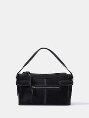 Mint Velvet Annie Semsket Crossbody-veske - Bilde 3 av 6