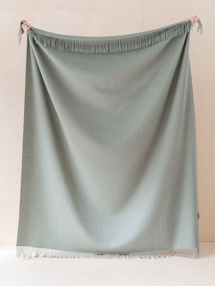 TBCo Sage Geo Lambswool Blanket - Image 1 of 3 TBCo Sage Geo Lambswool Blanket - Image 1 of 3