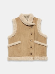 Gilet en fausse fourrure de velours Mint Velvet - Image 7 de 8