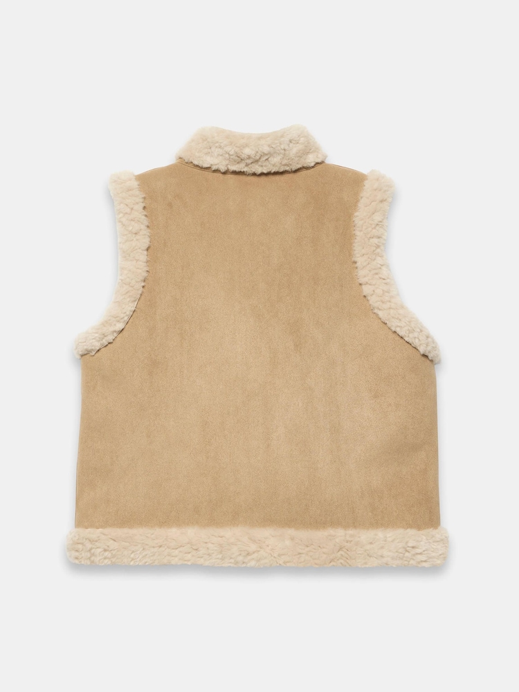 Gilet en fausse fourrure de velours Mint Velvet - Image 8 de 8 Gilet en fausse fourrure de velours Mint Velvet - Image 8 de 8
