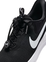 Nike Black Revolution 7 EasyOn Road Running Trainers - Image 9 of 11