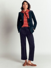 Boden Blue Canonbury Cord 7/8 Trousers - Image 1 of 5