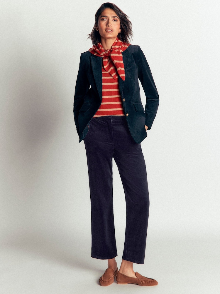 Boden Blue Canonbury Cord 7/8 Trousers - Image 1 of 5 Boden Blue Canonbury Cord 7/8 Trousers - Image 1 of 5