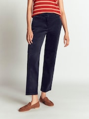 Boden Blue Canonbury Cord 7/8 Trousers - Image 4 of 5