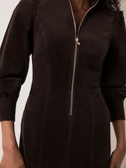 Mint Velvet Corduroy Zip Mini Dress - Εικόνα 5 από 7