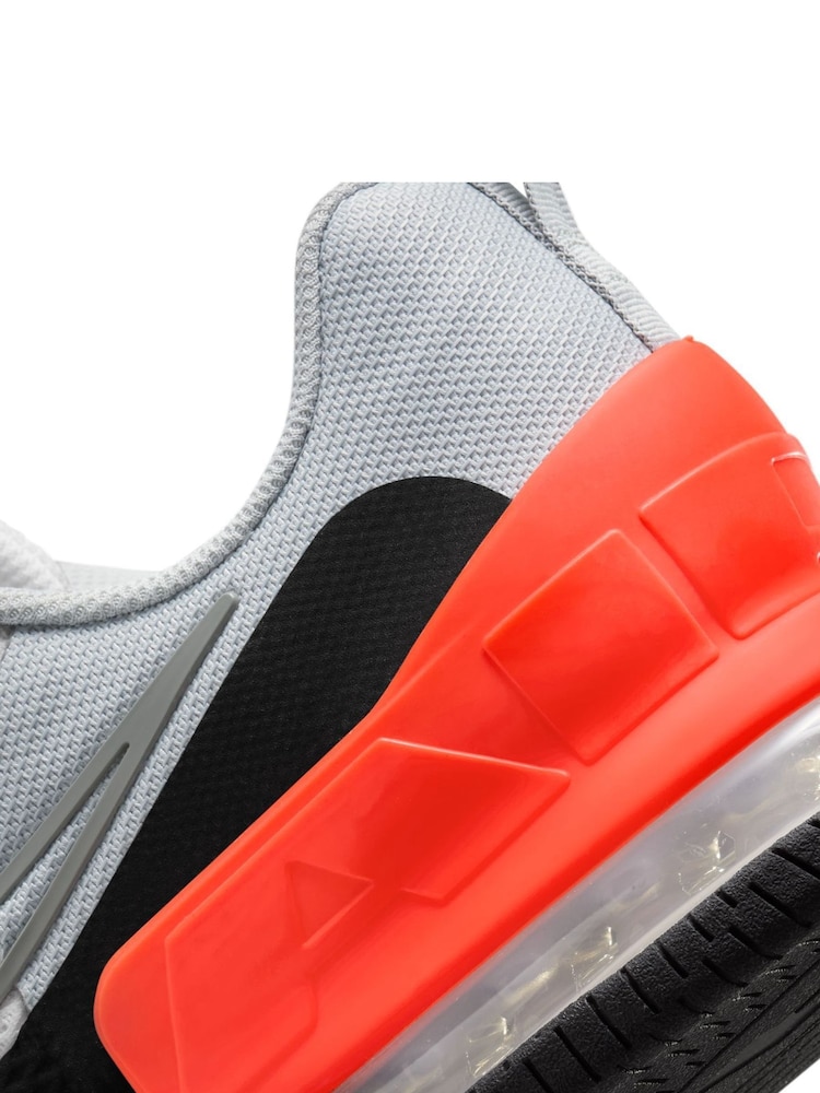 Nike Grey/Orange Air Max Alpha 6 Trainers - Image 10 of 11