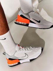 Nike Grey/Orange Air Max Alpha 6 Trainers - Image 4 of 11